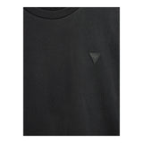 GUESS felpa chiusa girocollo tinta unita con logo Nero per Bambino L4YQ05KAD73X NERO GUESS