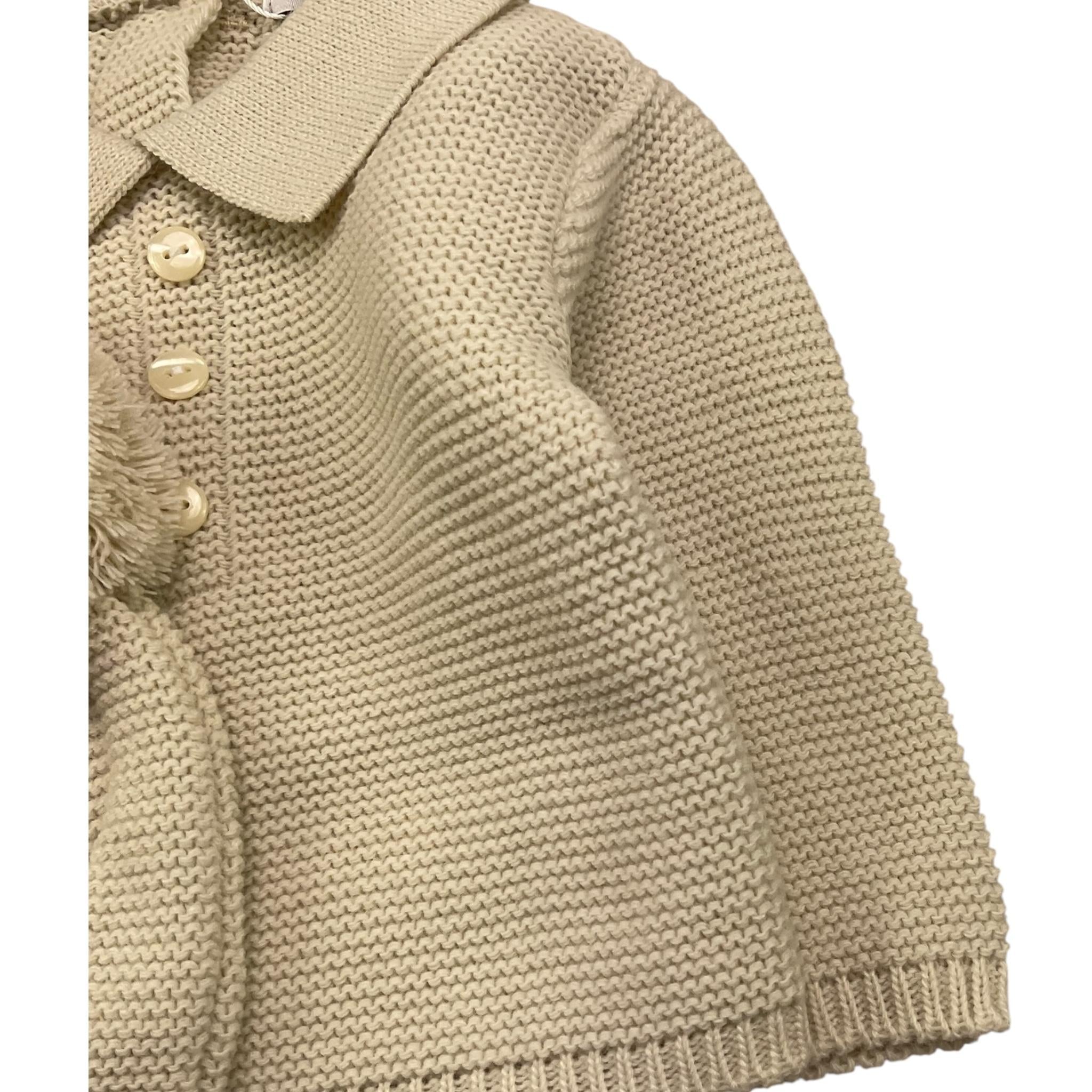 BABIDU completo 3pz maglia-ghettina-cappello Beige per Neonato 52759 BEIGE BABIDU