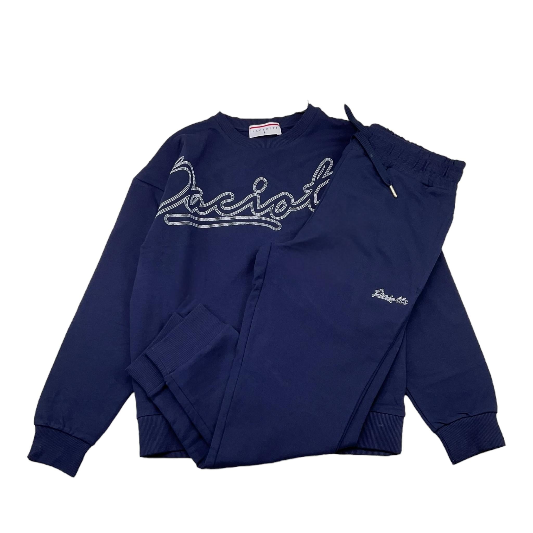 CESARE PACIOTTI completo tinta unita 2pz felpa-pantalone Blu per Bambino COMP5310J BLU CESARE PACIOTTI