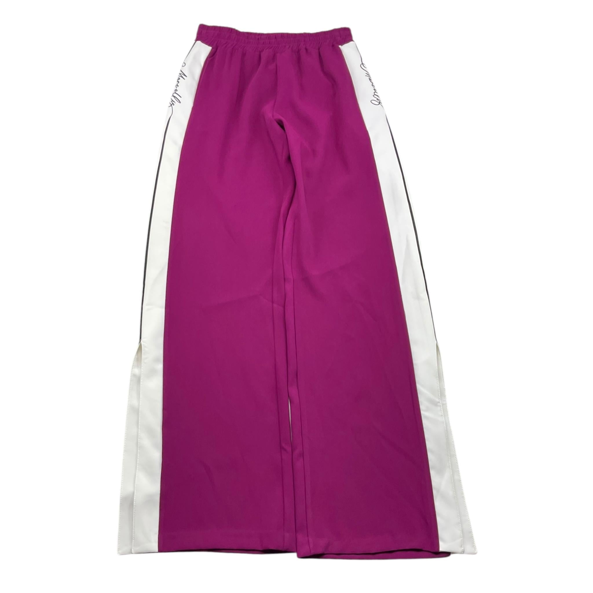 MARC ELLIS pantalone tinta unita con profili in contrasto Magenta per Bambina JMJPT00204 MAGENTA MARC ELLIS