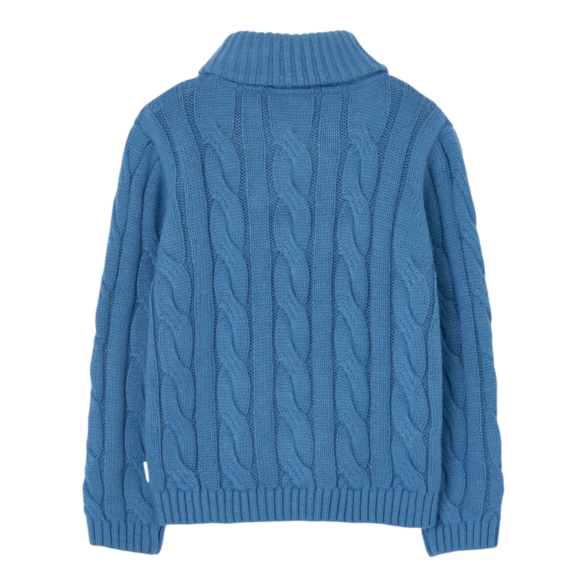 BOBOLI maglia tinta unita con bottone Azzurro per Bambino 739177 AZZURRO BOBOLI