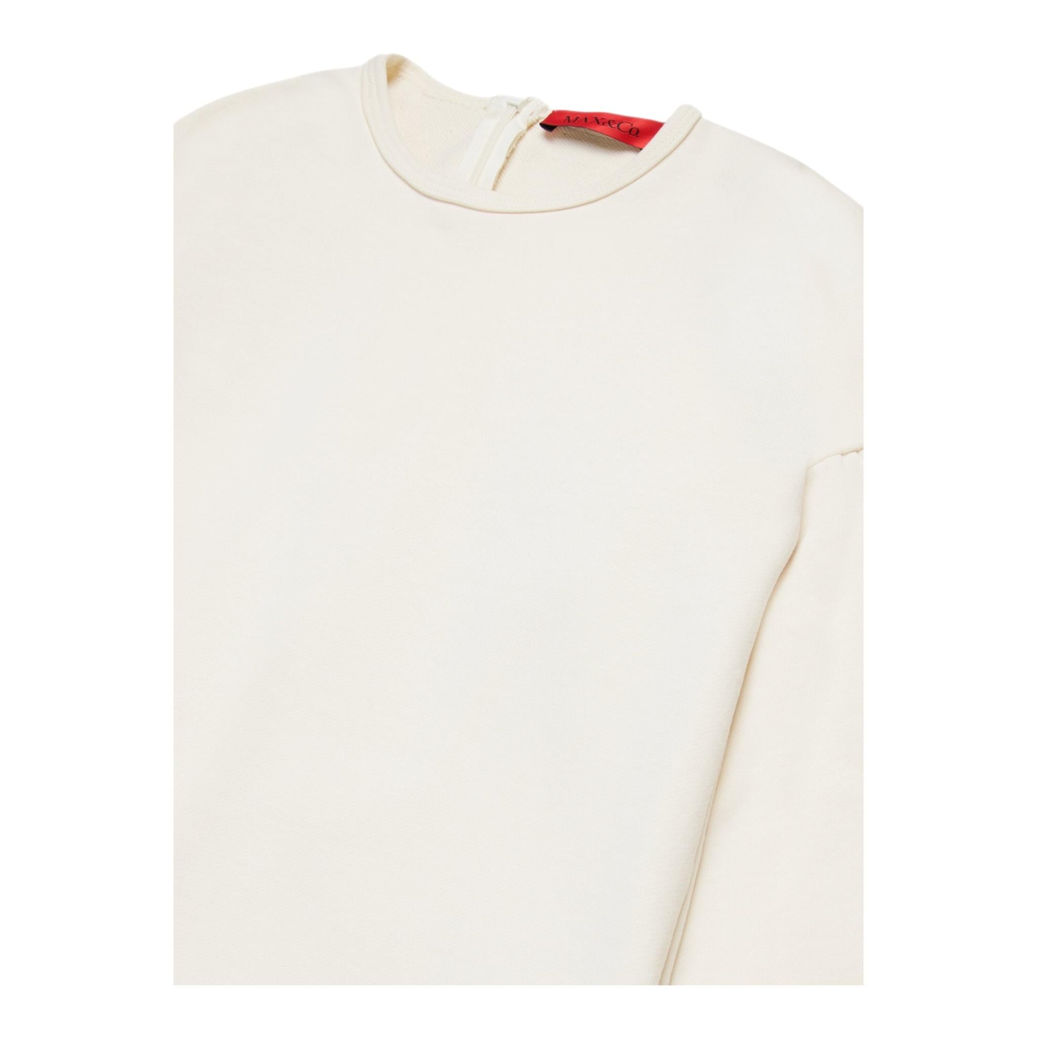 MAX&Co. abito tinta unita con pailletts Panna per Bambina MX0088 PANNA MAX&Co.