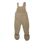 BABIDU salopette tinta unita con bottoni Beige per Neonato 20682 BEIGE BABIDU