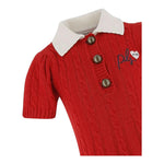 PHILOSOPHY abito tinta unita mezza manica con colletto Rosso per Bambina PFAB054 ROSSO PHILOSOPHY