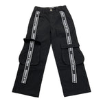 GAELLE jeans tinta unita con profili logati Nero per Bambina 2741P00310XX NERO GAELLE