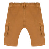 MOSCHINO pantalone tinta unita con elastico in vita Marrone per Neonato MUP055X MARRONE MOSCHINO