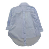 VICOLO camicia manica lunga tinta unita asimmetrica Azzurro per Bambina 3141CZ00037X AZZURRO VICOLO