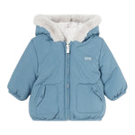 MAYORAL giubbino reversibile bicolore con cappuccio e zip Azzurro/bianco per Neonato 2457X AZZURRO/BIANCO MAYORAL