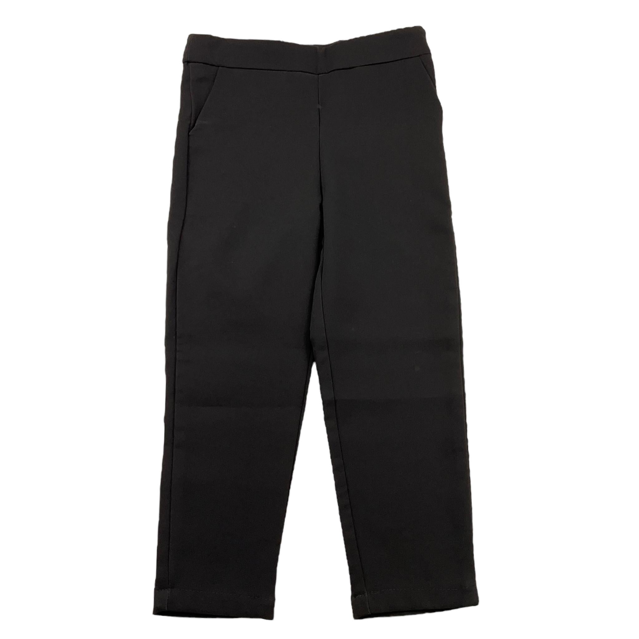 NAICE pantalone tinta unita con zip Nero per Bambina 231134 NERO NAICE