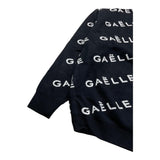 GAELLE maglia girocollo tinta unita con logo Nero per Bambina 2741W00409 NERO GAELLE