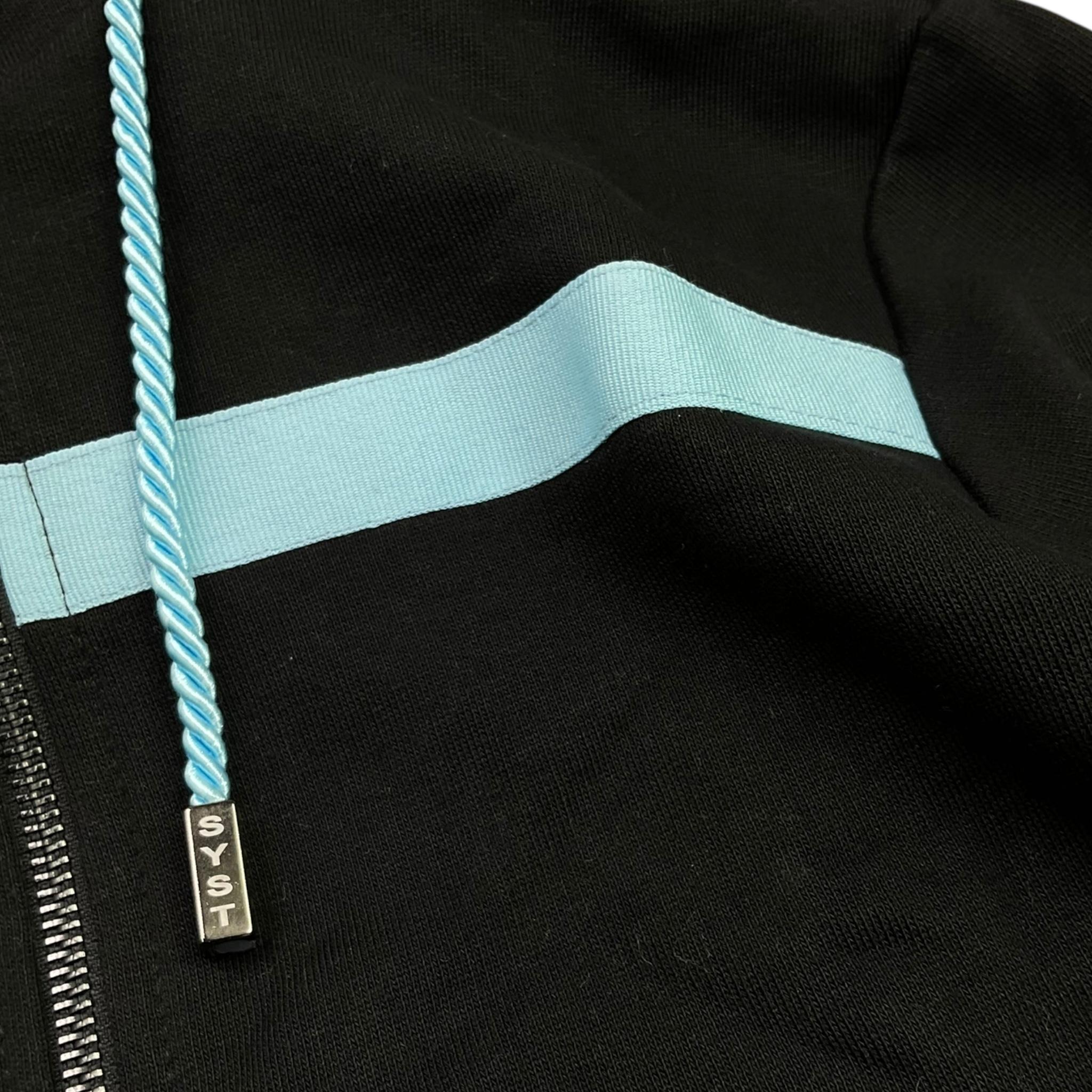 STAY STREET felpa tinta unita con cappuccio e zip Nero per Bambino FB801 NERO STAY STREET