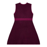 TWINSET abito tinta unita con microfantasia Viola per Bambina 242GJ3101X VIOLA TWINSET