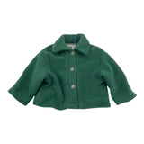 PICCOLA LUDO giubbino modello cappotto tinta unita con bottoni Verde per Bambina BS9WB018 VERDE PICCOLA LUDO