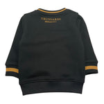 TRUSSARDI felpa chiusa girocollo tinta unita Nero per Neonato TIA25080FE NERO TRUSSARDI