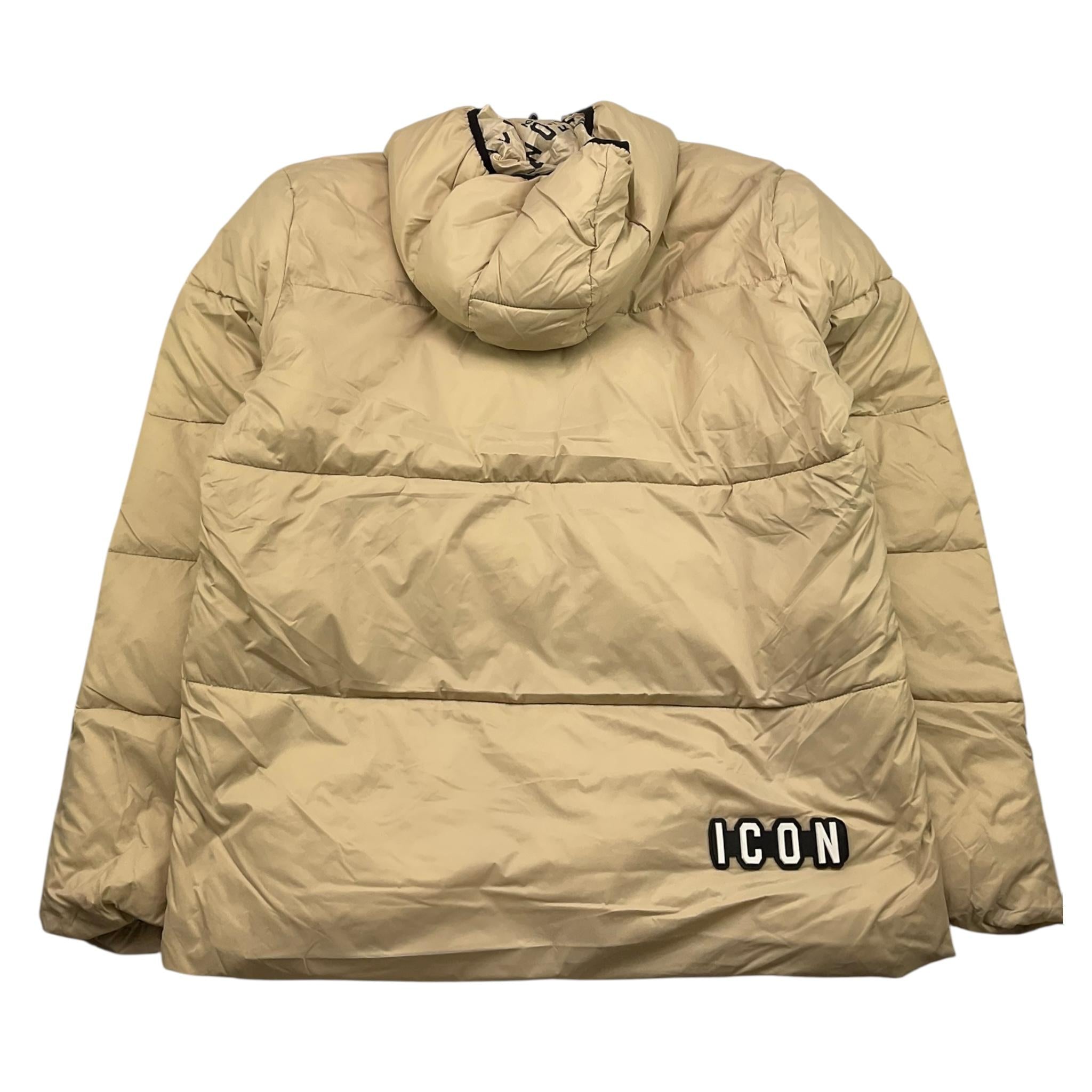 ICON giubbino tinta unita con cappuccio Beige per Bambino IXJK00317 BEIGE ICON