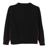 DIESEL maglia tinta unita girocollo con logo Nero per Bambino J02085X NERO DIESEL