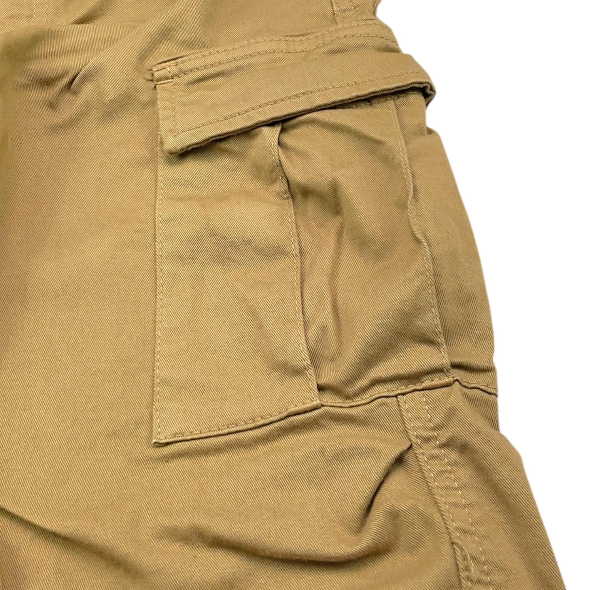 PLEASE pantalone tinta unita con tasconi Cammello per Bambino PHS7132B66X CAMMELLO PLEASE