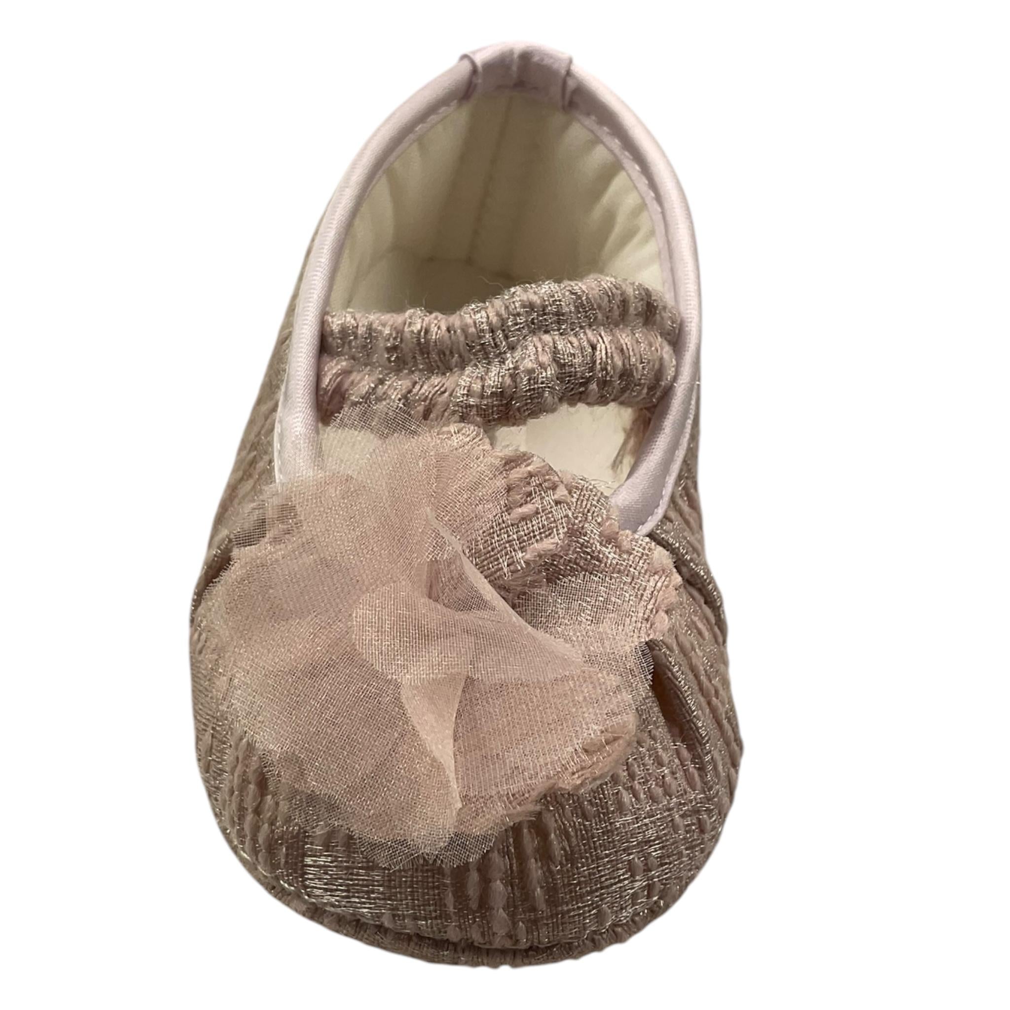 LALALU' ballerina tinta unita con applicazione Rosa per Neonata SL9N ROSA LALALU'