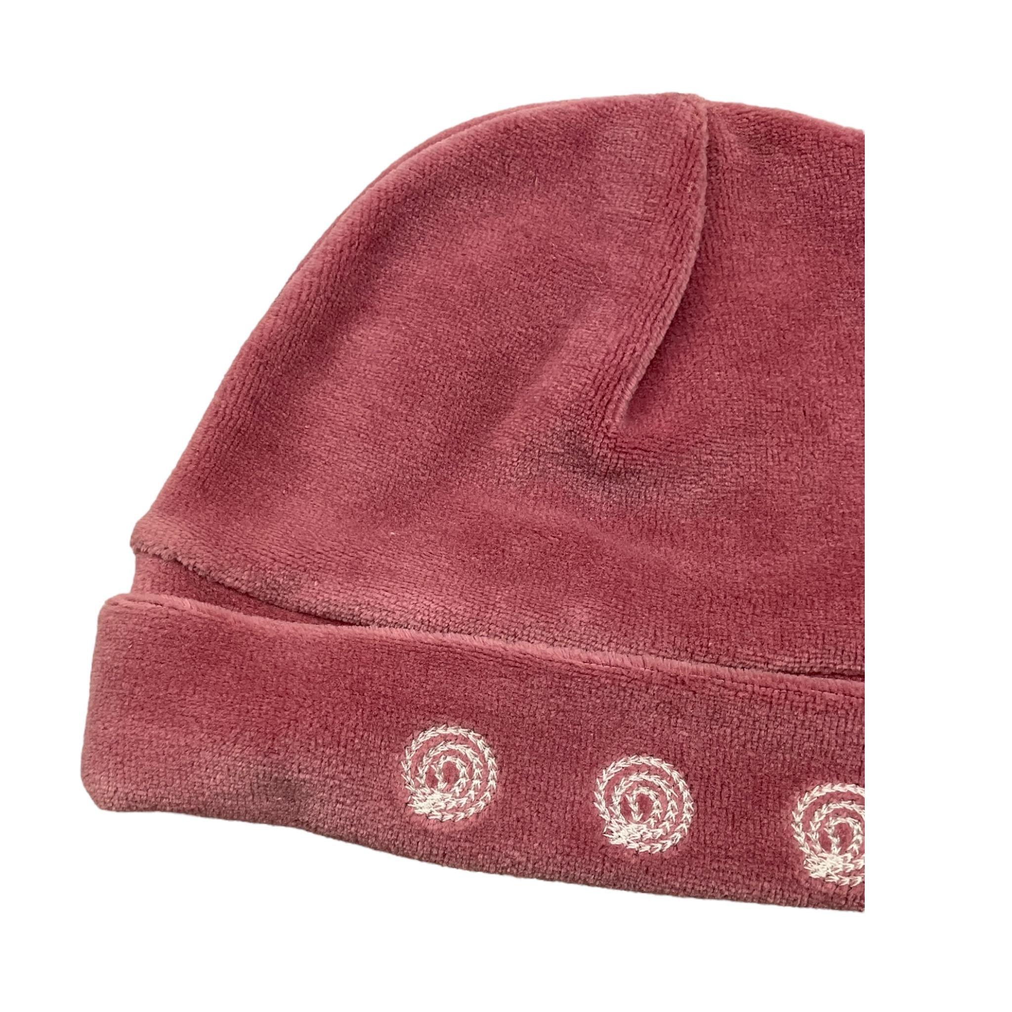 LALALU' cappello tinta unita in ciniglia Rosa per Neonata CAL8L ROSA LALALU'