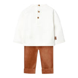 MAYORAL completo 2 pezzi felpa-pantalone Panna per Neonato 129013 PANNA MAYORAL