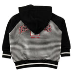 ICEBERG felpa con zip e cappuccio stamp fantasia Bianco/nero per Neonato MFICE5332B BIANCO/NERO ICEBERG