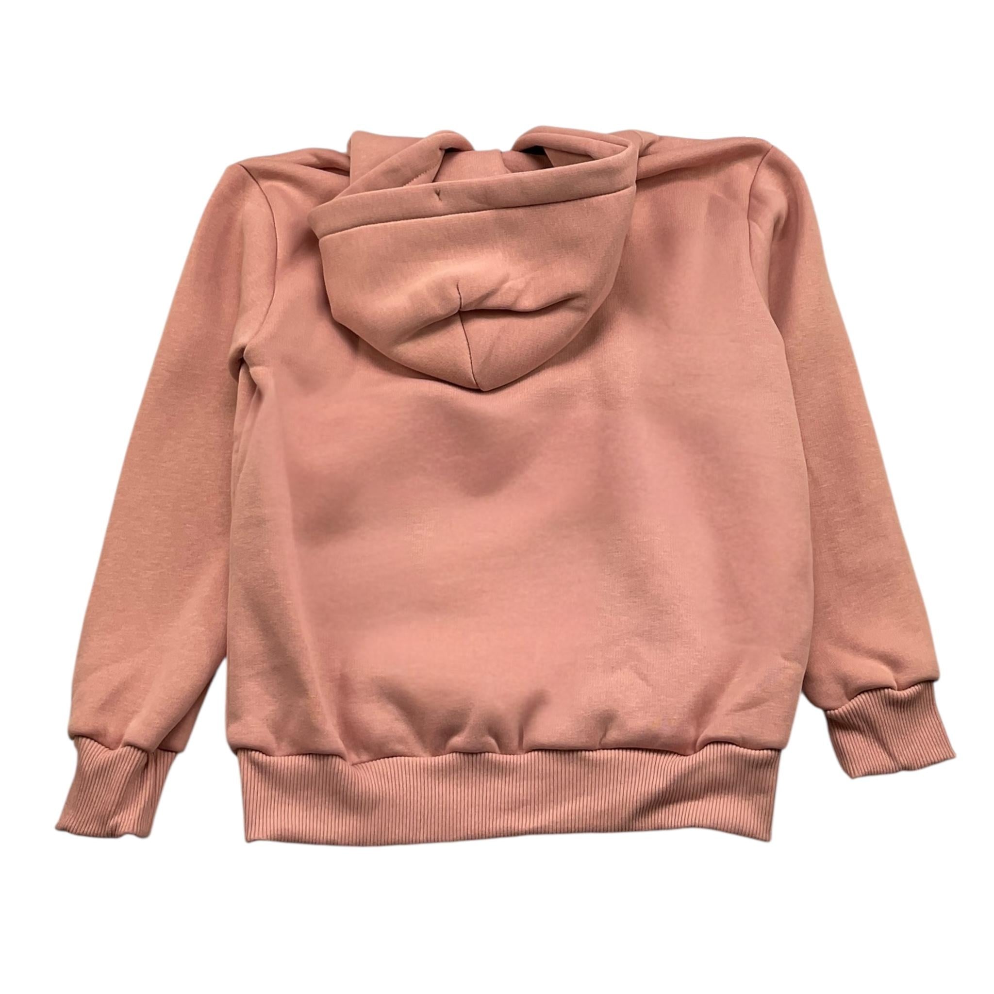 BRAND NAME felpa chiusa con cappuccio tinta unita Rosa per Bambino BN1099S ROSA BRAND NAME