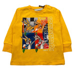 ICEBERG shirt girocollo tinta unita con stampa in contrasto Giallo per Neonato TSICE5324BX GIALLO ICEBERG