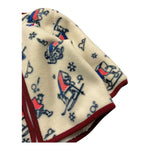 K-WAY felpa tinta unita con zip cappuccio e stampa Panna per Neonato K5137FW PANNA K-WAY