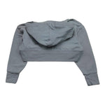 PYPE felpa tinta unita con cappuccio e stampa Grigio per Bambina ADDGR GRIGIO PYPE