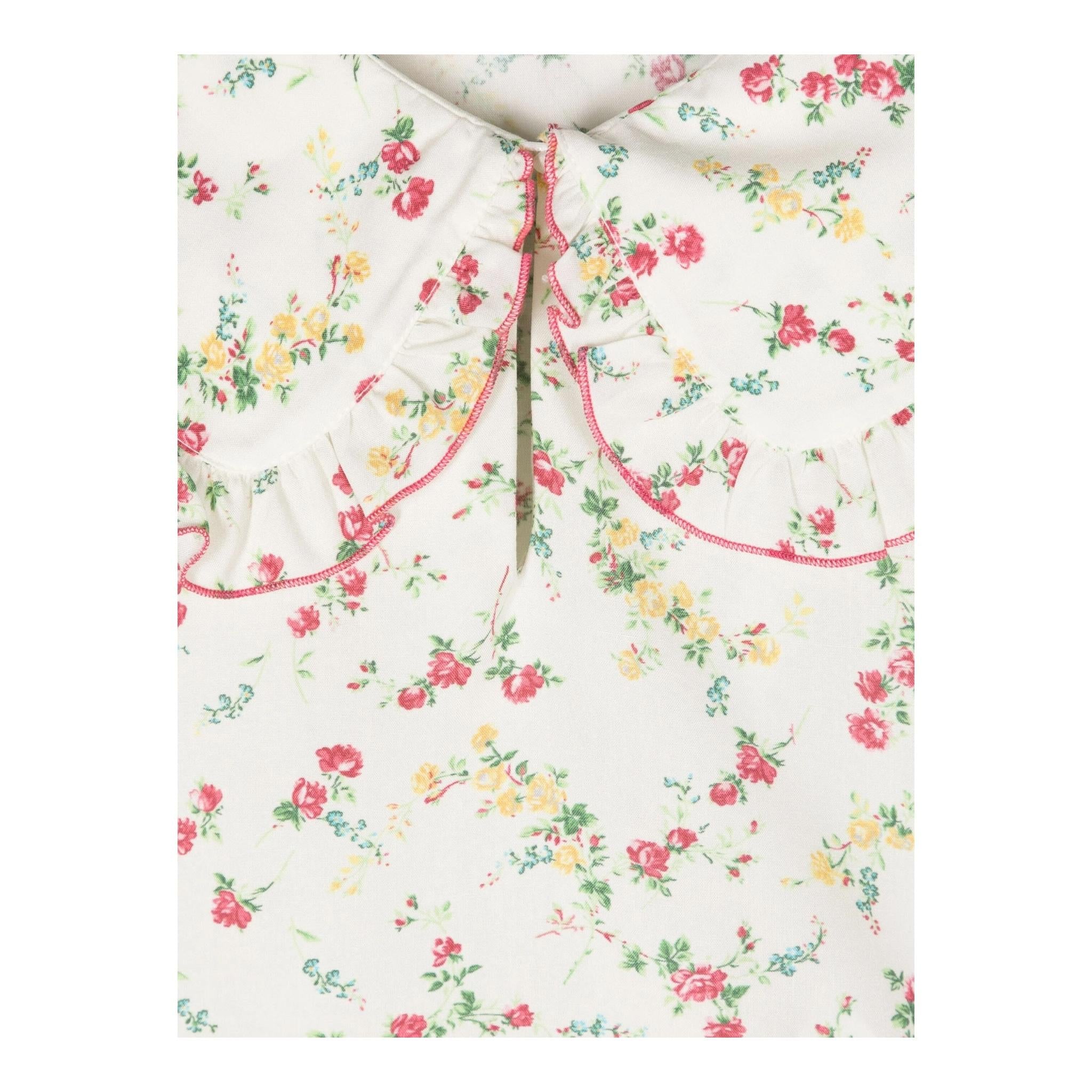 PHILOSOPHY camicia tinta unita con fantasia fiori Panna per Bambina PFCA027 PANNA PHILOSOPHY