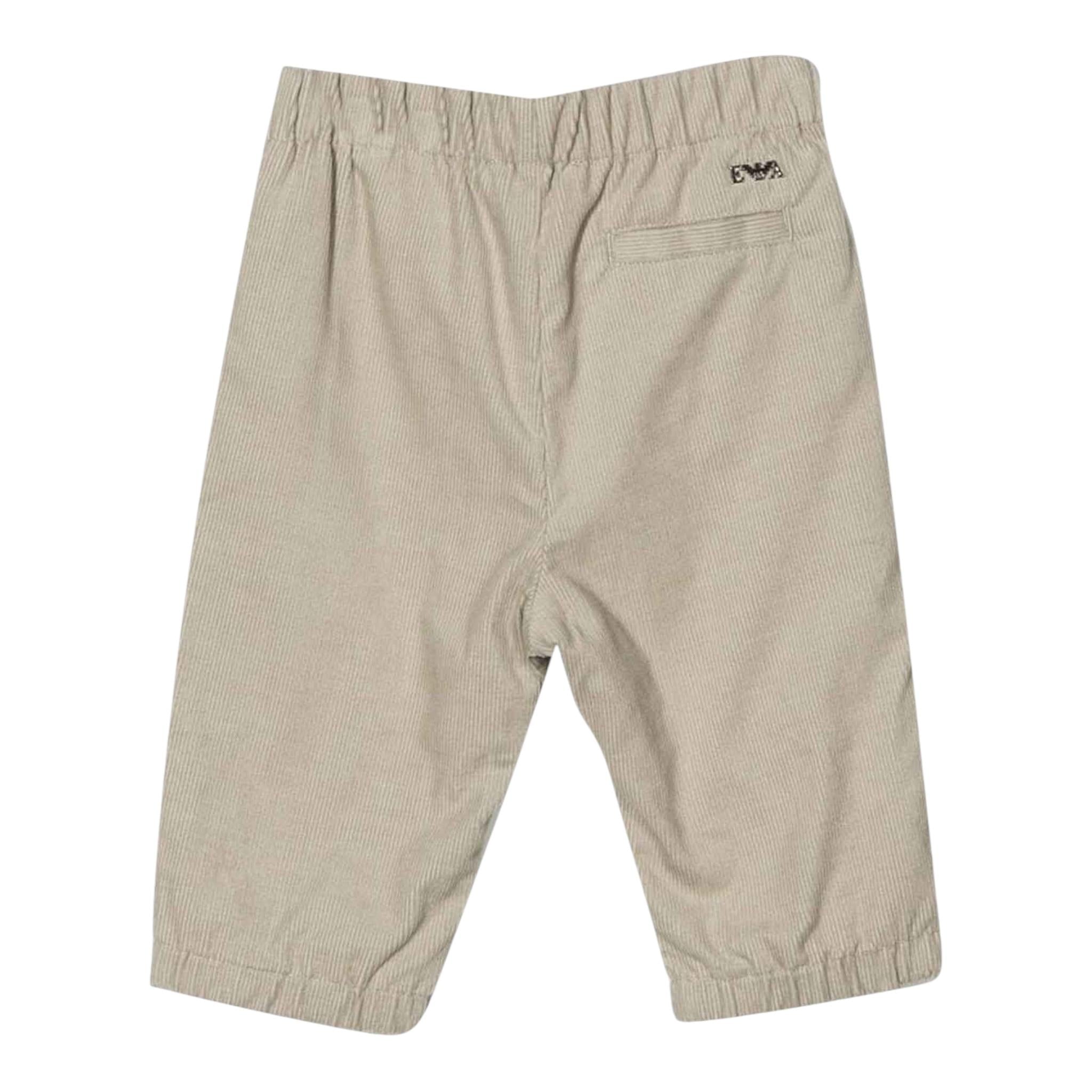 EMPORIO ARMANI pantalone tinta unita con elastico in vita Sabbia per Bambino 6LHPBLJ SABBIA EMPORIO ARMANI