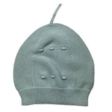 WEDOBLE cappello tinta unita con ricami Azzurro per Neonato V2202307A AZZURRO WEDOBLE