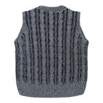 DIESEL gilet tinta unita con logo Grigio per Bambina J01973 GRIGIO DIESEL