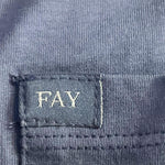 FAY shirt tinta unita girocollo con taschino Blu per Bambino FT8P20 BLU FAY