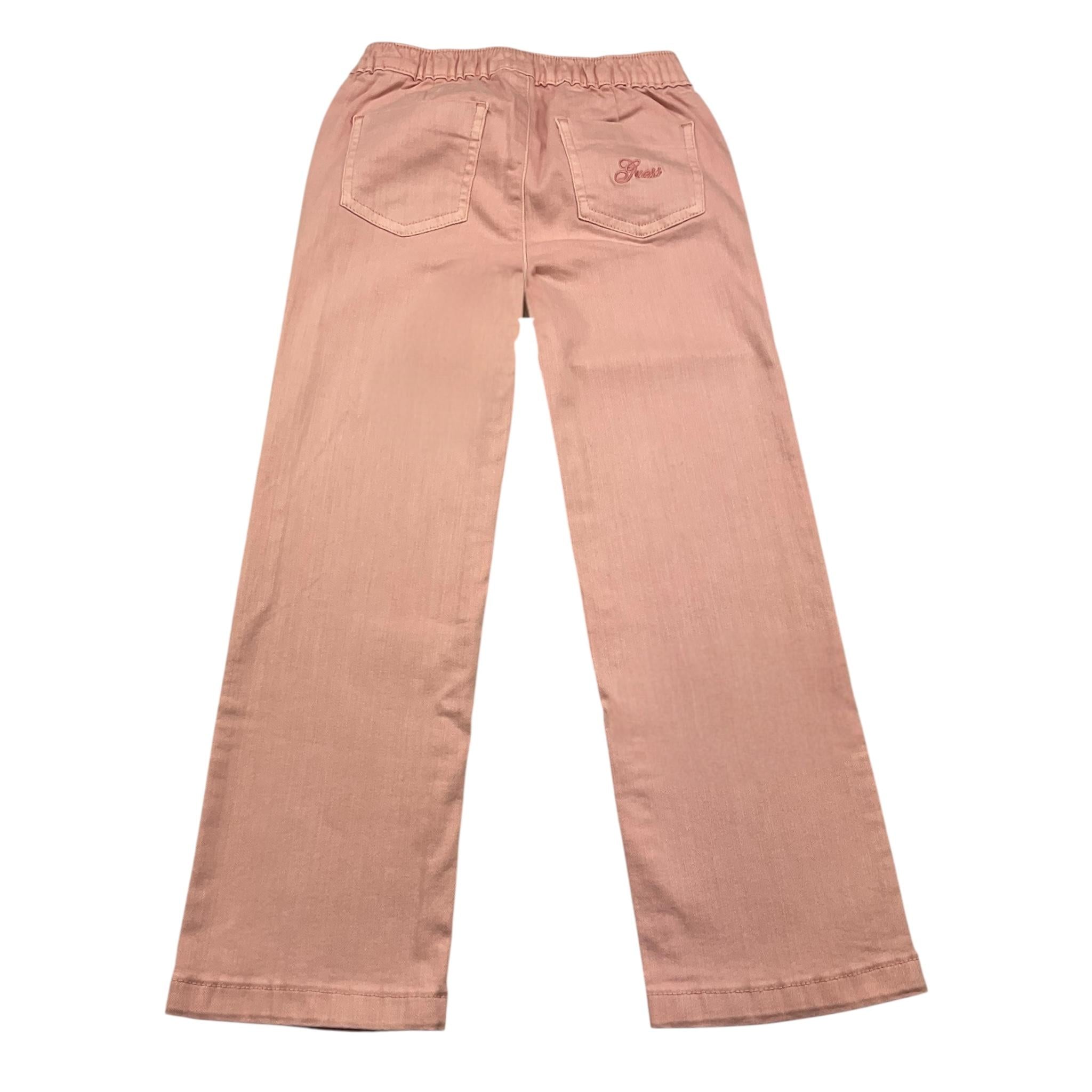 GUESS jeans tinta unita modello zampa Rosa per Bambina K4YB04WE620X ROSA GUESS