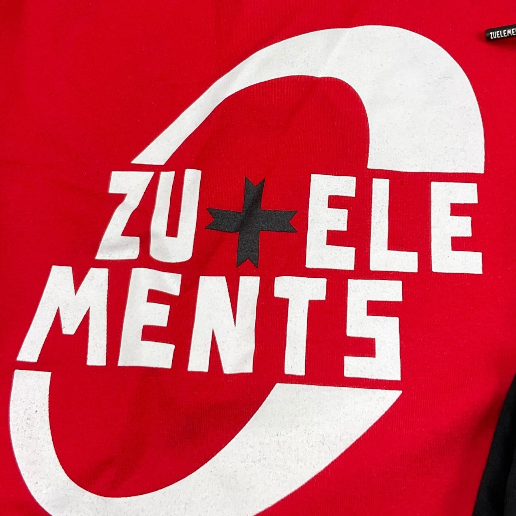 ZU+ELEMENTS completo 2pz felpa-pantalone tinta unita Rosso/nero per Bambino ZU1717 ROSSO/NERO ZU+ELEMENTS