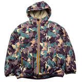 K-WAY giubbino tinta unita fantasia militare Viola per Bambina K7122NW VIOLA K-WAY
