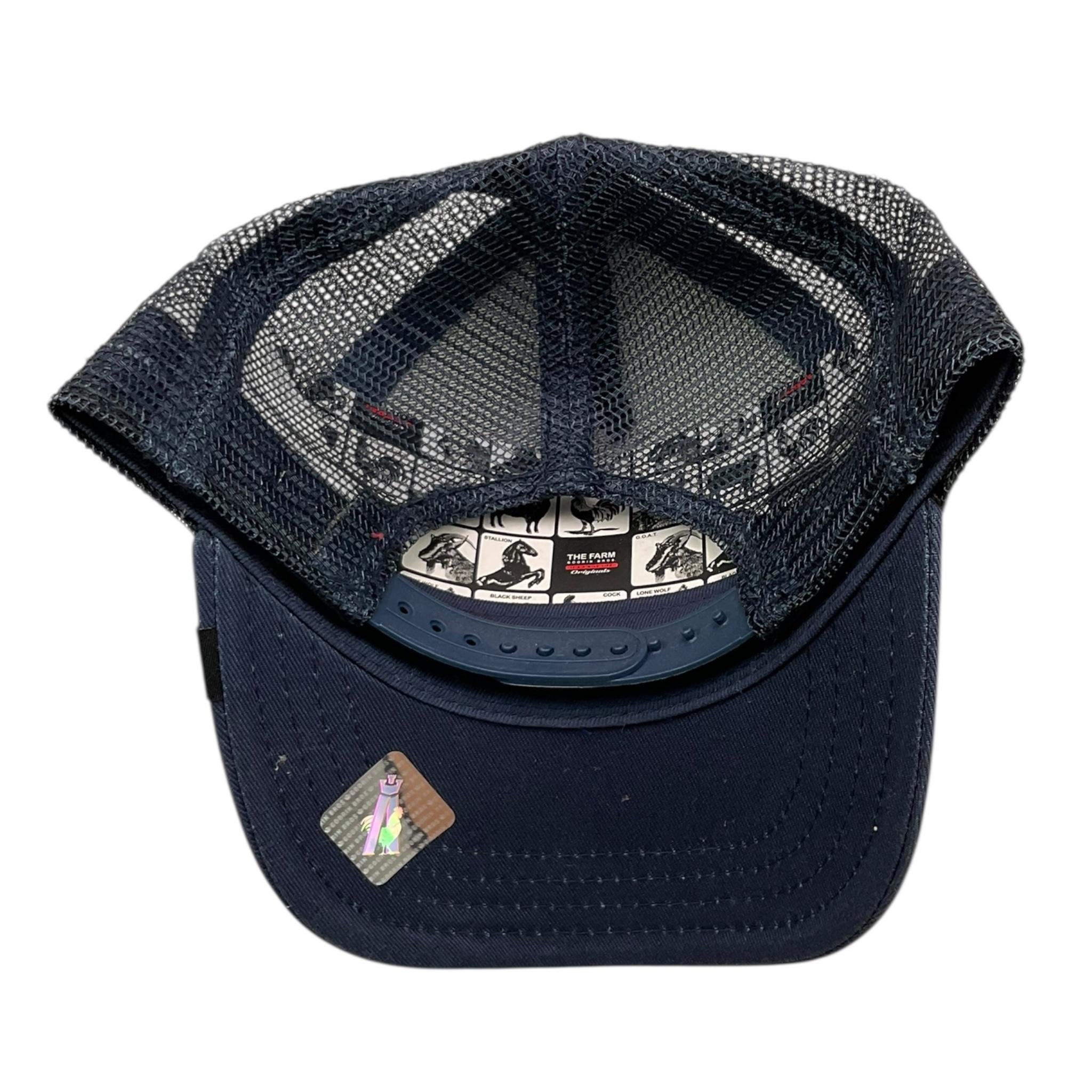 GOORIN BROS berretto tinta unita con ricamo animale Blu per Bambino 20022 BLU GOORIN BROS