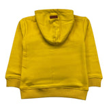 TRUSSARDI felpa chiusa con cappuccio tinta unita cn stampa Giallo per Neonato TIA24116FE GIALLO TRUSSARDI
