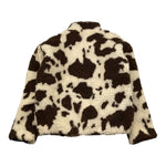 SAINT BARTH giubbino bicolore con fantasia e zip Panna per Bambina JYA0001 PANNA SAINT BARTH