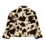SAINT BARTH giubbino bicolore con fantasia e zip Panna per Bambina JYA0001 PANNA SAINT BARTH