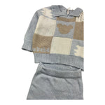LE BEBE' completi 2 pezzi maglia-pantalone tinta unita Azzurro per Neonato LBB5051 AZZURRO LE BEBE'