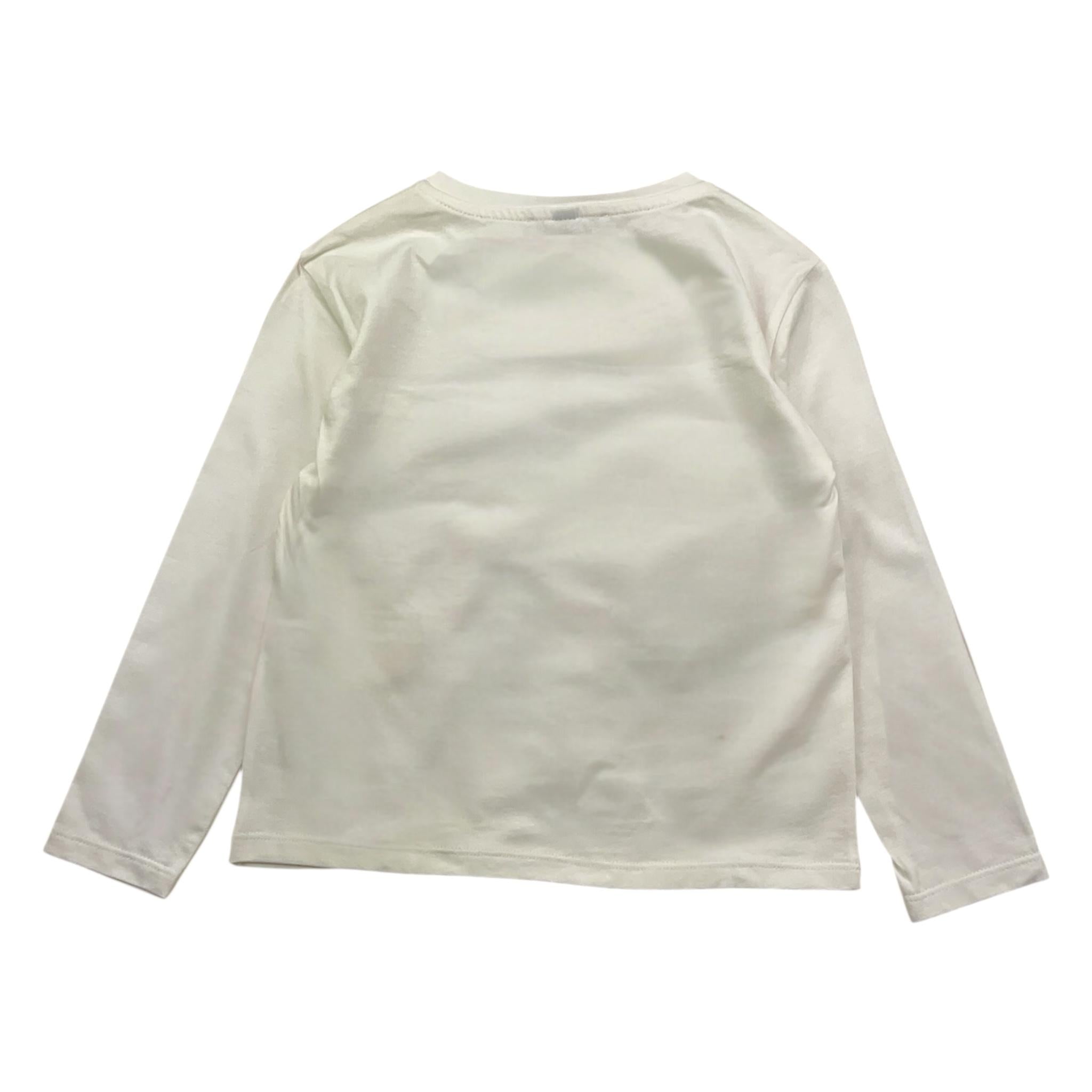 PLEASE shirt girocollo tinta unita con taschino Bianco per Bambino ML22030B65J BIANCO PLEASE