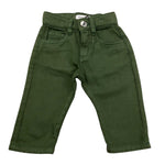 TRUSSARDI pantalone tinta unita cn 5 tasche Verde per Neonato TIA25035PA VERDE TRUSSARDI