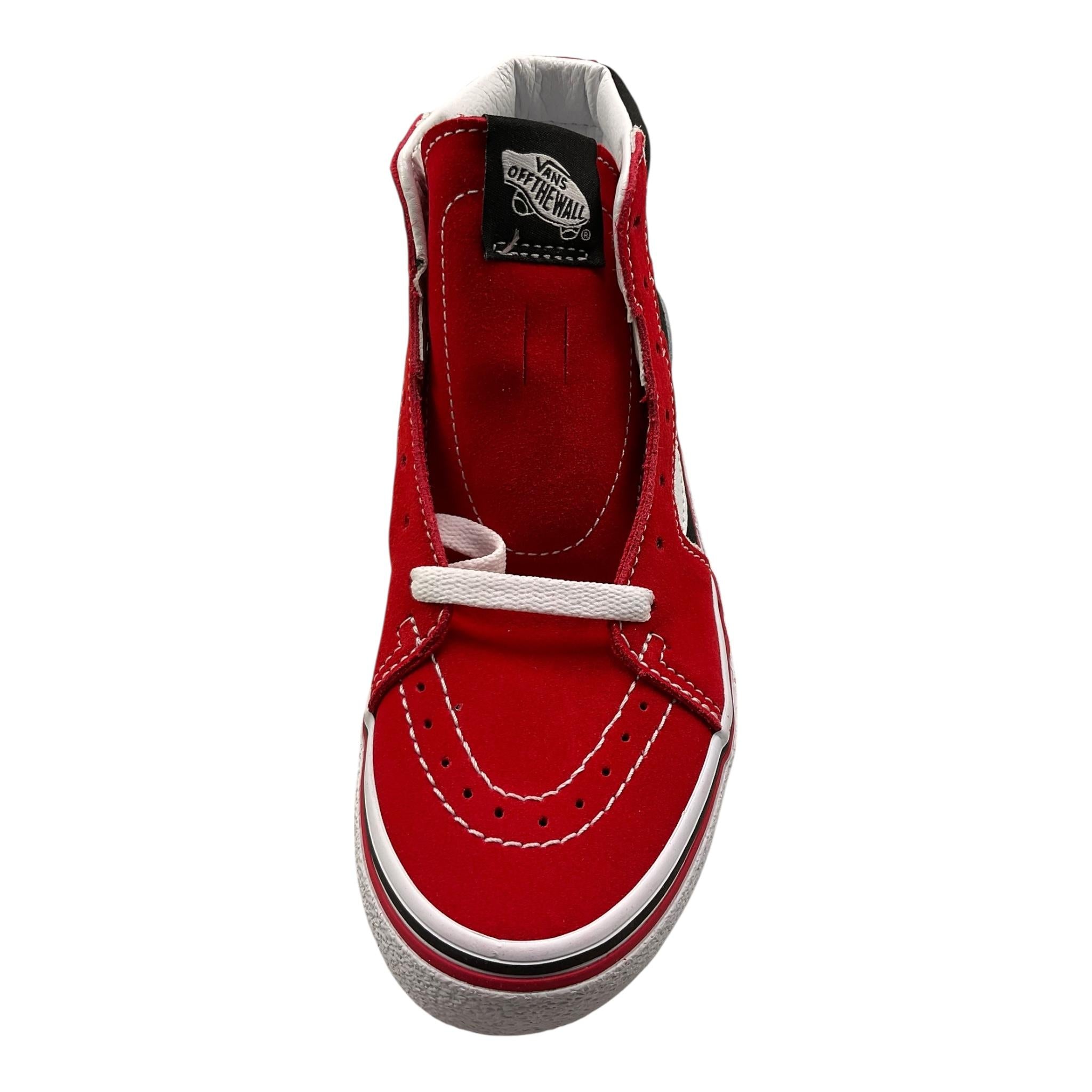VANS sneakers collo alto bicolore Nero/rosso per Bambino VN000BVJREB1 NERO/ROSSO VANS