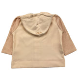 BAMBOOM+BABIES felpa con zip e cappuccio tinta unita Rosa per Neonata 711HOODED ROSA BAMBOOM+BABIES