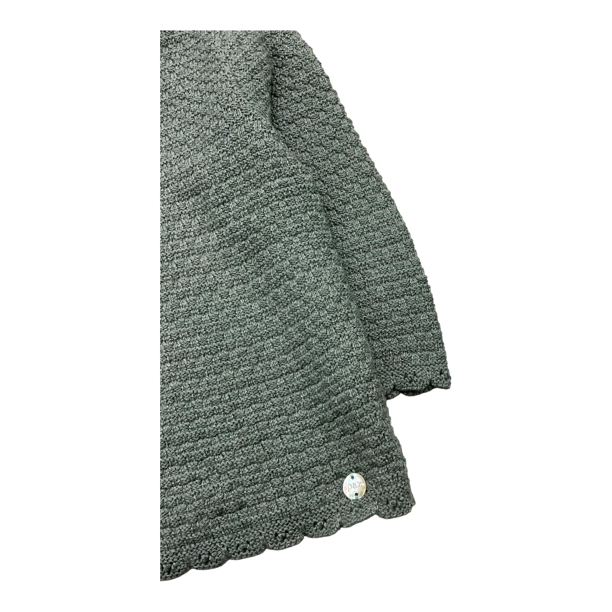 PAZ RODRIGUEZ cardigan tinta unita Verde per Bambino 001121105J VERDE PAZ RODRIGUEZ
