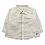MAYORAL camicia manica lunga tinta unita Bianco per Neonato 124NXX BIANCO MAYORAL