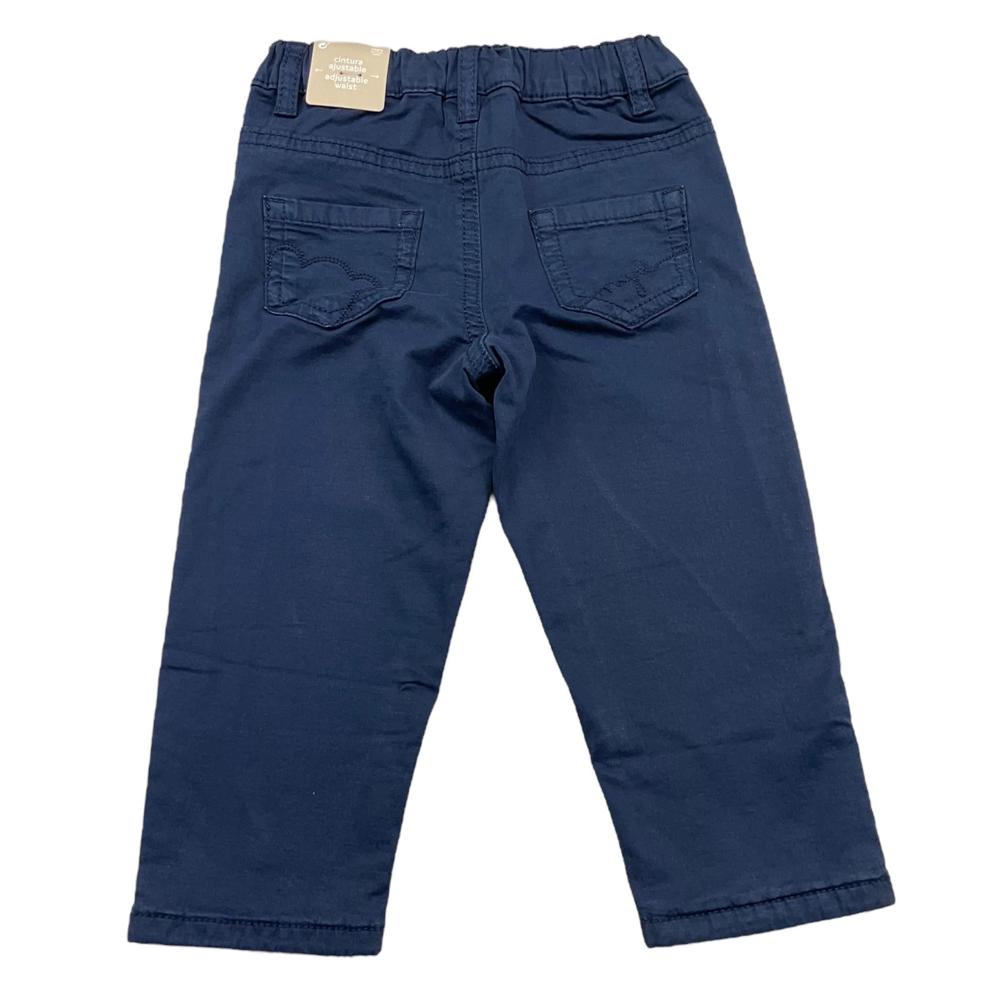 MAYORAL pantalone tinta unita con girovita regolabile Blu per Neonato 2524X BLU MAYORAL