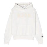 MSGM felpa chiusa con cappuccio tinta unita Bianco per Bambino F3MSJUHS1 BIANCO MSGM